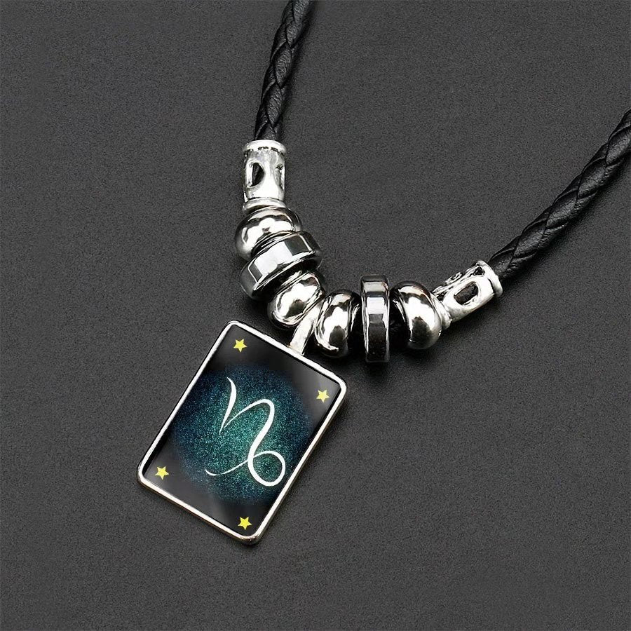 Wholesale Twelve Constellation Pendant Necklaces